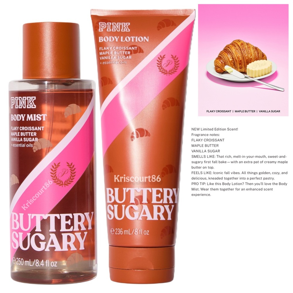 VS Buttery Sugary 2PC FULL-SIZE SET NEW FACTORY SEALED - Picture 3 of 16